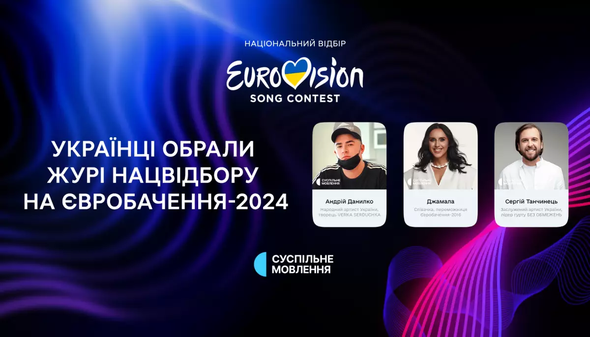 Стало відомо, кого українці обрали членами журі Нацвідбору на «Євробачення-2024»