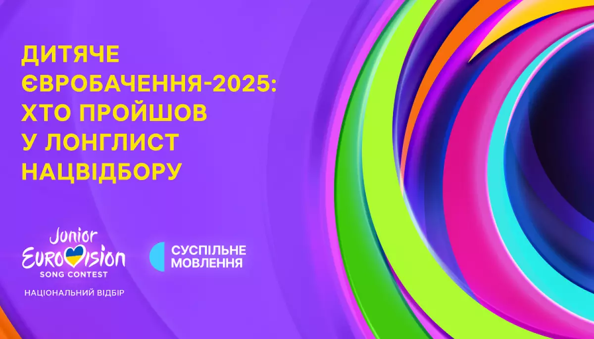 Суспільне оголосило виконавців, які ввійшли до довгого списку нацвідбору на «Дитяче Євробачення — 2025»