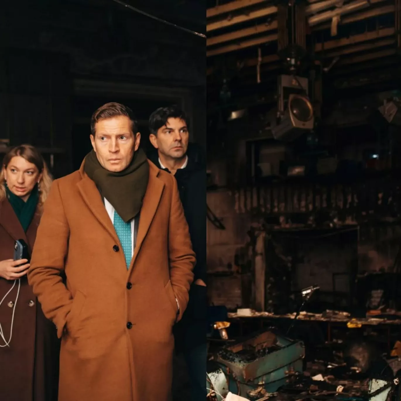 Заступник посла ЄС в Україні відвідав зруйновану редакцію Суспільного у Дніпрі