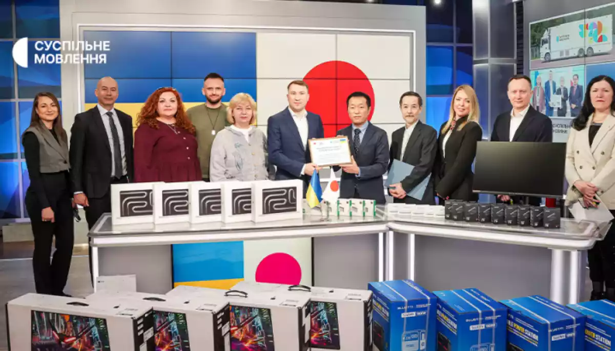 Японське агентство JICA передало технічне обладнання для команди &laquo;Суспільне Дніпро&raquo;