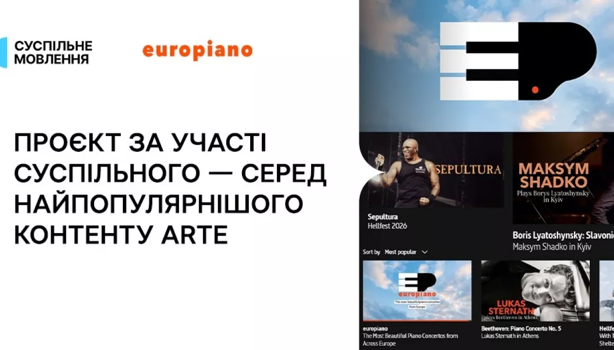 Проєкт за участі Суспільного увійшов до переліку найпопулярнішого контенту Arte.tv
